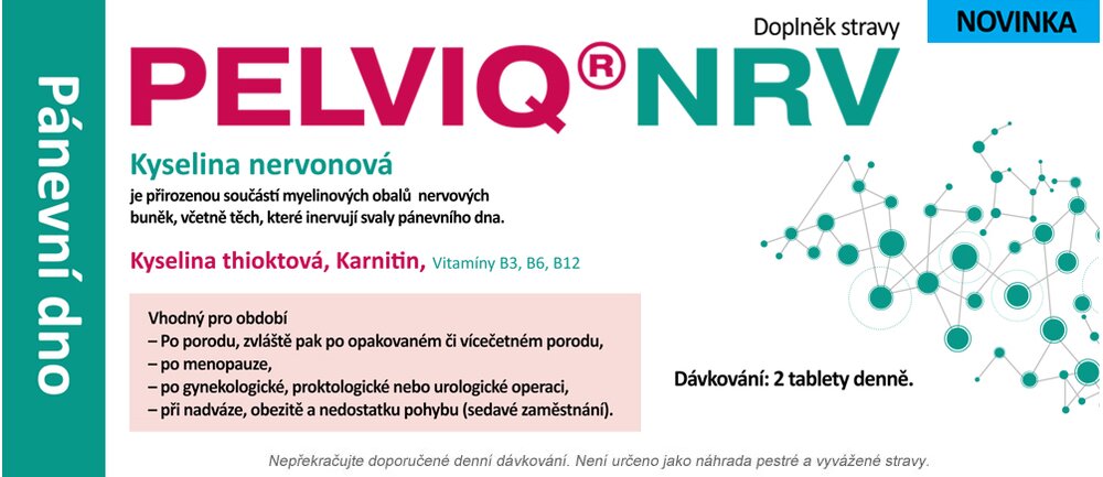 PELVIQ NRV - 30 potahovaných tablet