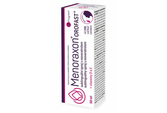 MENORAXON OROFAST sublinguální sprej s resveratrolem MENORAXON OROFAST sublinguální sprej s resveratrolem